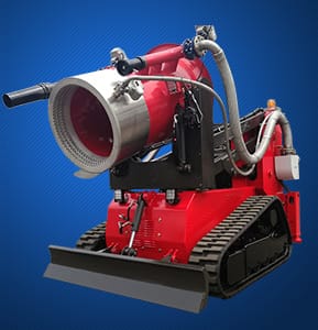 Firefighting skid steer