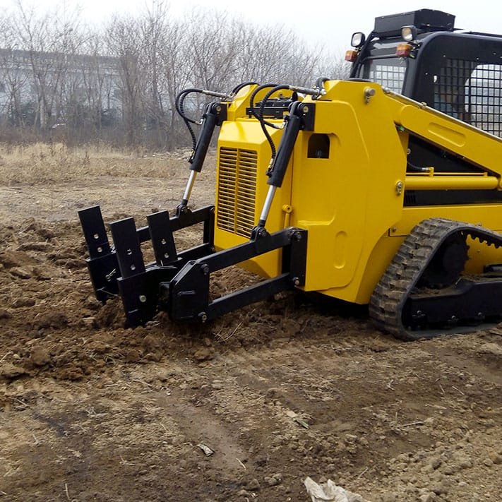 skid steer loader application farm agriculture mining road