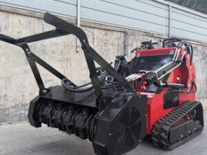mini skid steer loader Drum Mulcher